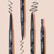 Half N Half Arch Eyebrow Artist Long Lasting Autometic Eyebrow Pencil & Brush, Espresso-04 0.4 g - Eyebrow Pencils & Enhancers