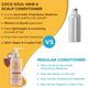 Coco Soul Conditioner - Hair + Scalp -With Coconut & Ayurveda- Paraben & Sulphate Free 200ml - Conditioners