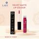 Lafz Transfer Proof & Smudge Proof Velvet Matte Lip Colour, Fuchsia Flare 5.5 ml - Liquid Lipsticks