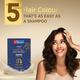 Dr Batras Pro+ Instant Hair Color Shampoo for Quick and Easy Hair Color, Enriched with Amla Extract - 4x20 Ml 4's - Shampoos