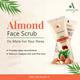 Aaranyaa Exfoliating Almond Face Scrub 100 gm - Scrubs & Exfoliants