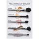 ALLURE Professional Makeup Brush Set with makeup brushes bag (Pack of 11) 1's - Face Brush