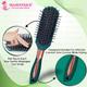 Majestique Sleek All-purpose Hair Brush for Separating, Shaping and Defining Curls - Velvet Green 1's - Hair Brushes