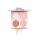 Miss Rose 4 Color Shimmer Brick Highlighter Palette 7003 - 024I 01 30 gm - Face Palettes