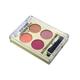 Half N Half Velvet Mousse Eyeshadow Palette, Multicolor - 05 3.2 gm - Eye Shadow Palettes