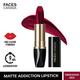 Faces Canada Matte Addiction Lipstick Luxurious Comfort with Mulberry Oil & Shea Butter Hd Finish Obsessive Red 07 3.7gm - Lipsticks