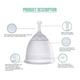 Sirona Premium Reusable Menstrual Cup -Small - Menstrual Cups