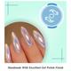 Handmade Press On Gel Nails - Holographic White 50 gm - Nail Polish