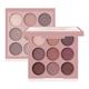 Miss Rose 9 Color Matte & Glitter Mini Eyeshadow Palette 7001 - 122N 04 7.5 gm - Face Palettes
