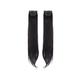 Bronson Professional Hair Extensions Side Patch Straight 2 Clip-In 24 inch Natural Black No 3 1's - Hair Clips/Bands