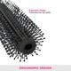 Vega Round Brush Black  (E16 - RB) 1's - Hair Brushes