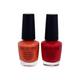 Incolor Gel Effect Matte Nail Polish Combo 06 (34+8) Pack Of 02 15 Ml - Nail Polish