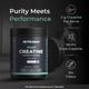 Nutrabay Pure Creatine Monohydrate Micronized Powder - Unflavoured 400 g - Workout Essentials