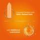 Skore 1500+ Raised Dots Condoms - Orange 10's - Plain/Flavoured Condoms