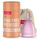 Sirona Reusable Menstrual Medium Cup 1's + Microsterilizer 1's 1 s - Menstrual Cups