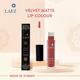 Lafz Transfer Proof & Smudge Proof Velvet Matte Lip Colour, Valley Of Roses 5.5 ml - Liquid Lipsticks