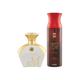 Maryaj M White For Her EDP Floral Fruity Perfume And Ajmal Sacred Love Deodorant Floral Musky Fragrance 290 ml - Women Perfumes (Edt/Edp)