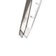 Basicare 5001 SIGNATURE BROW GAUGER SLANT TWEEZERS WITH POUCH 1's - Tweezers
