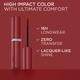 Loreal Paris Infallible Laque Resistance Lacquer-Like Shine, 16H Longwear, 550 Noir Cherry 4 ml - Liquid Lipsticks