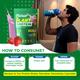 Fast&Up Plant Protein Powder - Strawberry Blast Flavour 900gm - Protein Drink