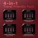 Pilgrim Nude Temptation Mini Liquid Lipstick 4 in 1 Pack Smudgeproof, Hydrating & Lightweight 4 ml - Liquid Lipsticks