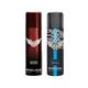 Police Instinct Deodorant Spray 200ml + Sport Deodorant Spray 200ml 2's - Men Deodorants/Roll-Ons