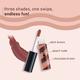 Plum Soft Swirl Lip Gloss, High-Shine Finish, Intense Pigment, 3 Shades In 1, 126 Mississippi Mud 6 ml - Liquid Lipsticks