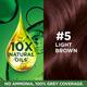 Garnier Color Naturals Creme Hair Color, Shade 5 Light Brown 105.6 Gm - Crème