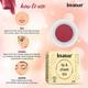 Inatur Lip and Cheek Tint - Coral 4 gm - Lip Stains & Tints