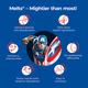 Wellbeing Nutrition Marvel Captain America Melts Kids Organic Multivitamin with Vitamin A B-Complex C D -30 Strips - Multi-Vitamins