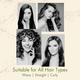Allure Personalised Paddle Hair Brush Unicorn Print 1's - Hair Brushes