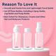 Gubb Travel Bottle Set and Cotton Pads Non Woven Combo 100 gm - Others