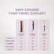 Tash Hair Twirl Automatic Cordless Hair Curler - Blush 560 gm - Rollers & Curlers