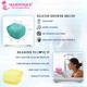 Majestique Bath Silicone Shower Scrubber, Suitable for All Skin Silicone Loofah - Multicolor 1's - Others