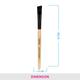 Vega Angular Blender Brush, Wooden Color 2's - Face Brush