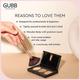 Gubb Pro Glam Kit Set Of 8 (Fan, Blush, Powder, Foundation, Eyeliner, Eyeshadow, Lip & Buffer) 1's - Face Brush