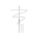 Maybelline New York Tattoo Eye Liner Gel Color Pencil, Matte Finish, Polished White 1.2 gm - Eyeliners