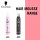 Schwarzkopf Power Hair Mousse 150 ml - Clays & Mousses