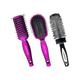 Majestique Detangling, Vent and Blow Dry Brushes, Soft Nylon Bristles -Multicolor 3's - Hair Brushes