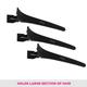 Vega Hair Clip, Black 2's - Hair Clips/Bands