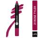 SUGAR Cosmetics Matte As Hell Crayon Lipstick - 21 Rose Tyler (Light Fuchsia/ Deep Rose) 2.8 gm - Lip Crayons