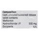 Xmet SR 500mg Tablet 15'S - Diabetes-Ant
