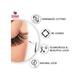 Bronson Professional Eyelash Set 3D False Long And Natural Eye Makeup No. L06 10's - Eyelashes