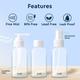 Gubb Travel Bottle Set and Cotton Pads Non Woven Combo 100 gm - Others
