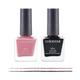Colorsoul Bliss Vegan Nail Enamel, Breezy Pink, Hot Tar, B01, B24 (Pack of 2 x 8 ml) 1's - Nail Polish