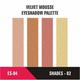 Half N Half Velvet Mousse Eyeshadow Palette, Multicolor - 02 3.2 gm - Eye Shadow Palettes