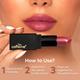 mCaffeine Cocoa Kiss Creamy Matte Nude Lipstick with Cocoa Butter - Mauve Velvet 4.2 gm - Lipsticks
