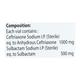BARTRIAX SB 1000 Injection 1's - Bacterial Infections-Cep
