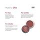 Love Earth Lip & Cheek Tint Multipot-Kiss And Tell with Richness Of Essential Oils And Vitamin E 8 gm - Blushes