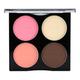 Sivanna Colors Cheek & Contour Palette - Makeup Studio HF356 20 gm - Face Palettes